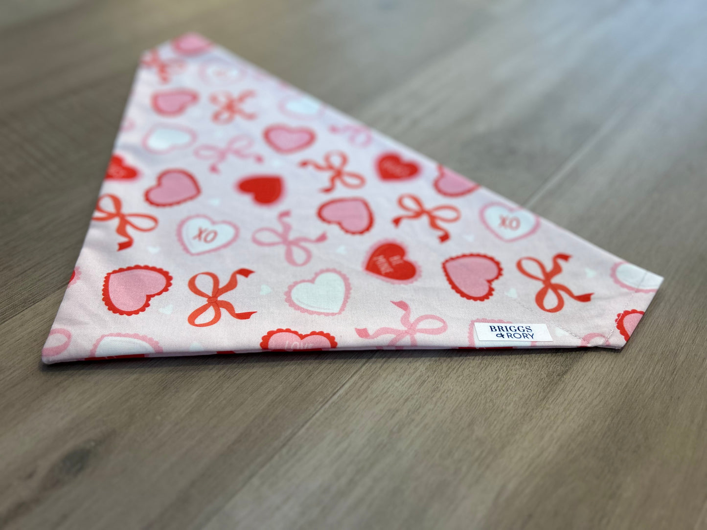 Valentines Day Bows Dog Bandana