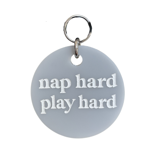 Nap Hard | Play Hard Pet Tag
