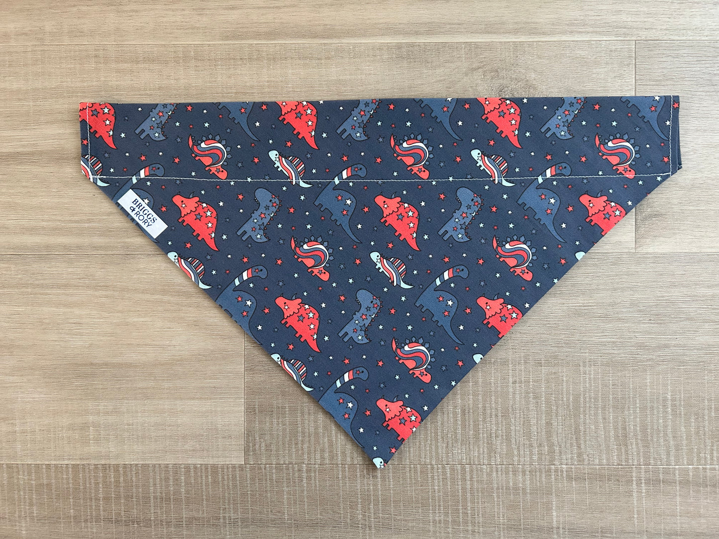 4th of July Dinosaur Dog Bandana