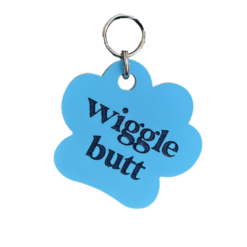 Wiggle Butt Pet Tag