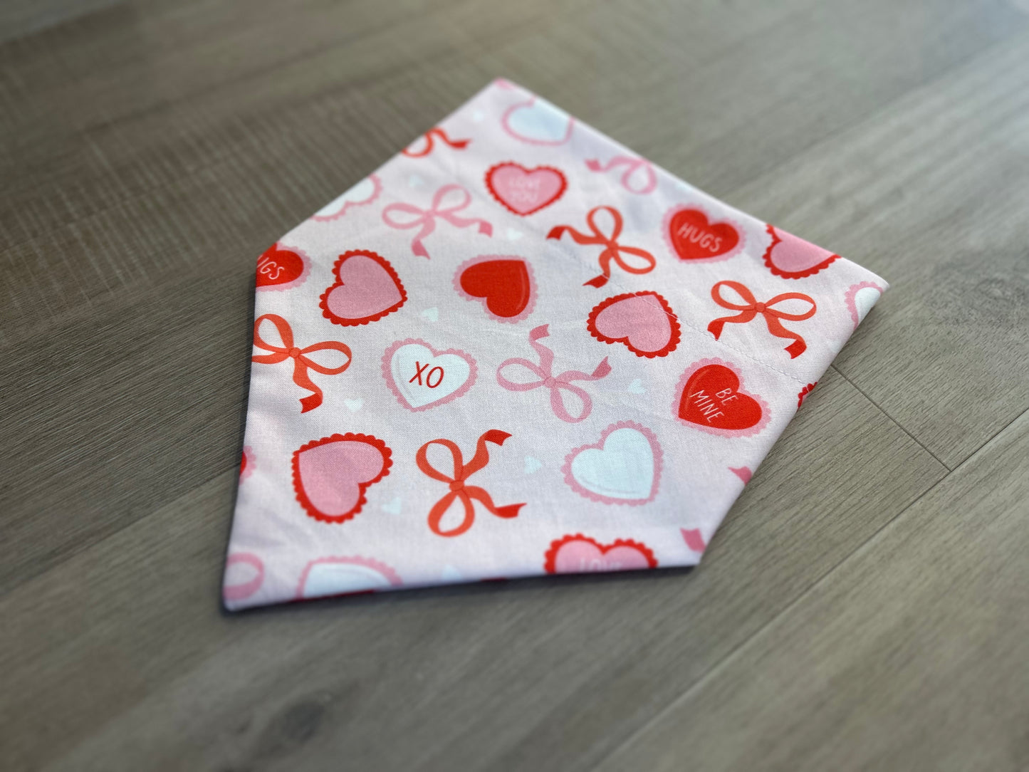 Valentines Day Bows Dog Bandana
