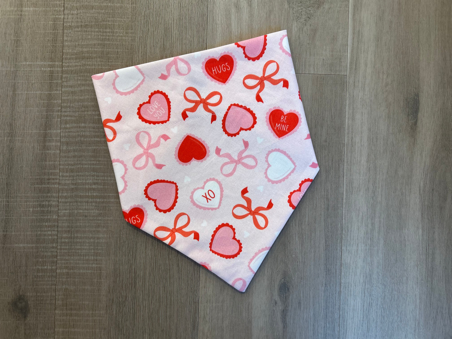 Valentines Day Bows Dog Bandana