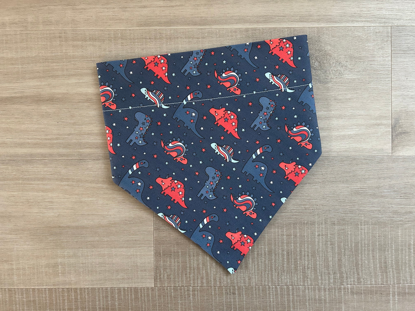 4th of July Dinosaur Dog Bandana