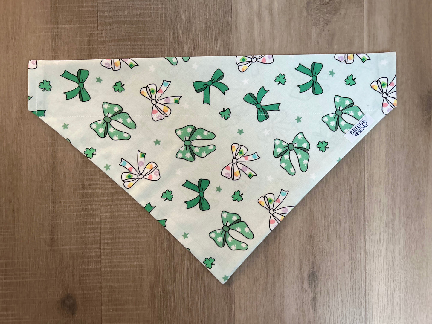 St. Patricks Day Bows Dog Bandana
