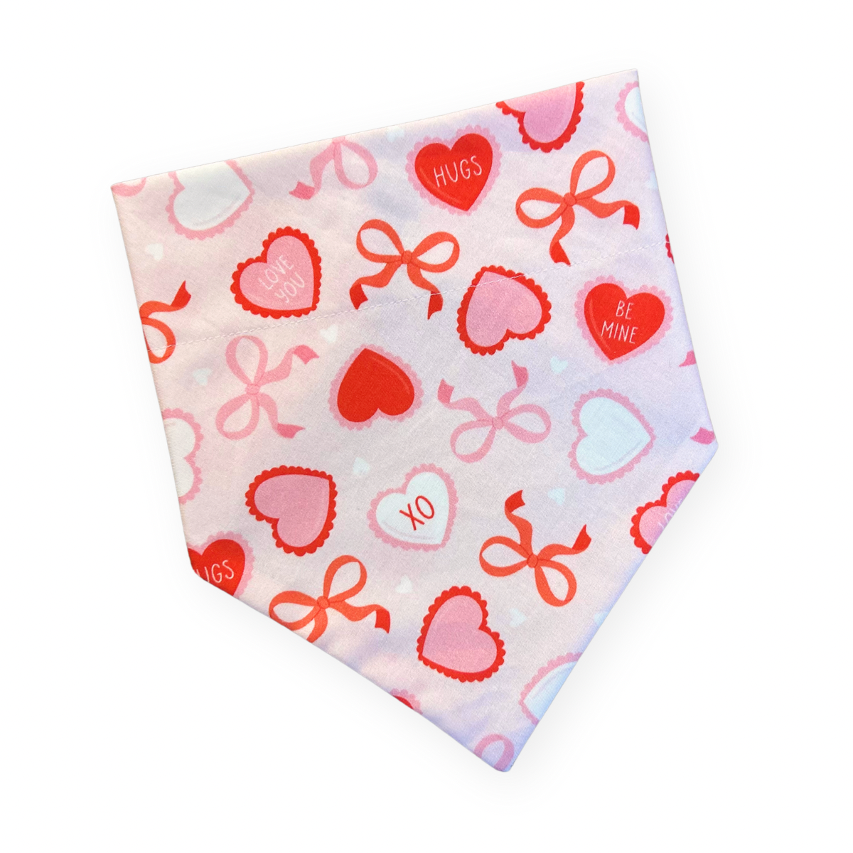 Valentines Day Bows Dog Bandana