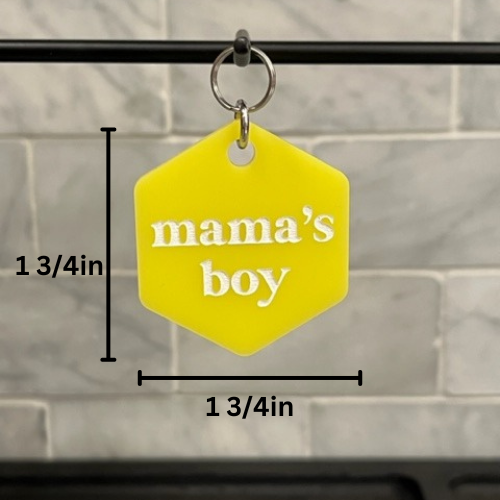 Mama's Boy Pet Tag