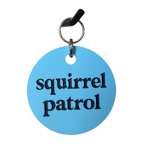 Squirrel Patrol Pet Tag