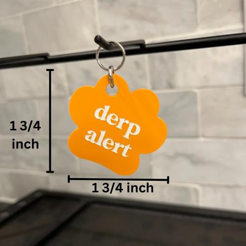Derp Alert Pet Tag