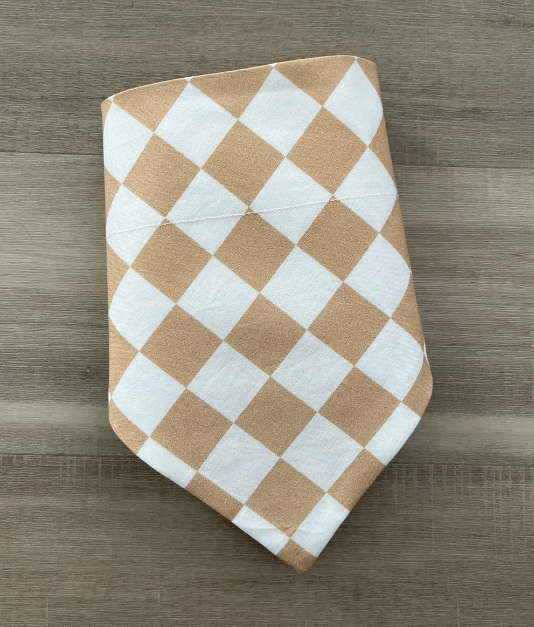Checkered Dog Bandana