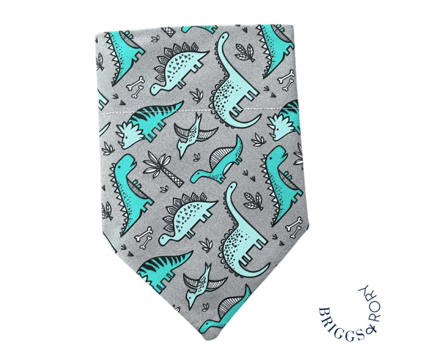 Dinosaur dog deals bandana