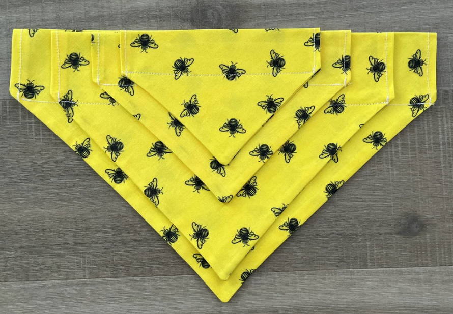 Bumblebee Over the Collar Dog Bandana