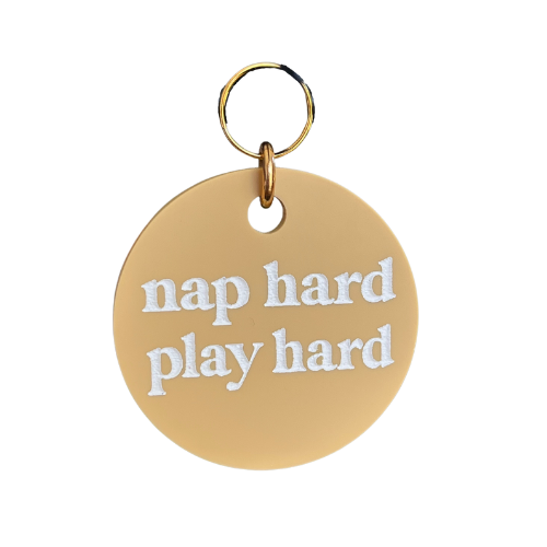 Nap Hard | Play Hard Pet Tag