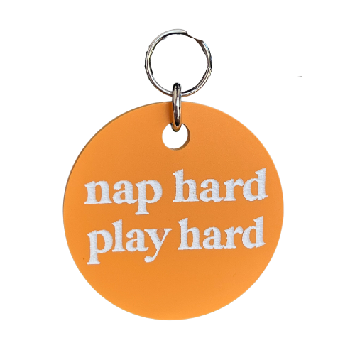 Nap Hard | Play Hard Pet Tag