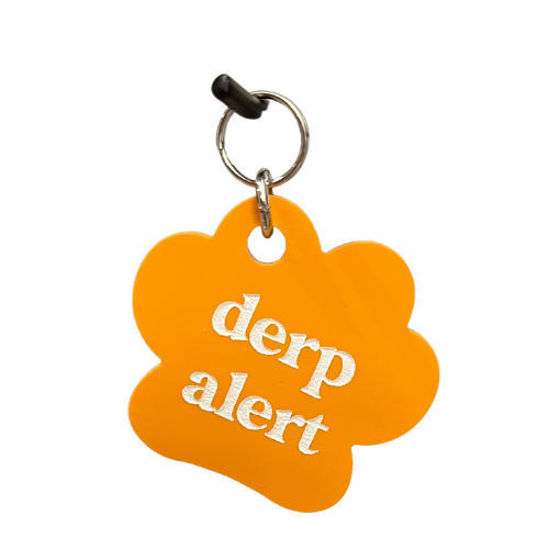 Derp Alert Pet Tag