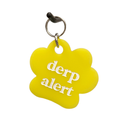Derp Alert Pet Tag
