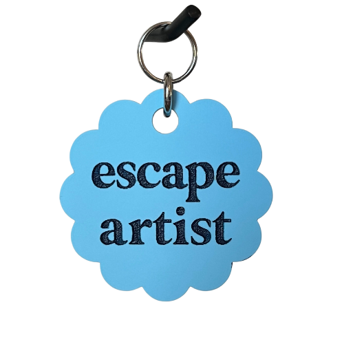 Escape Artist Pet Tag