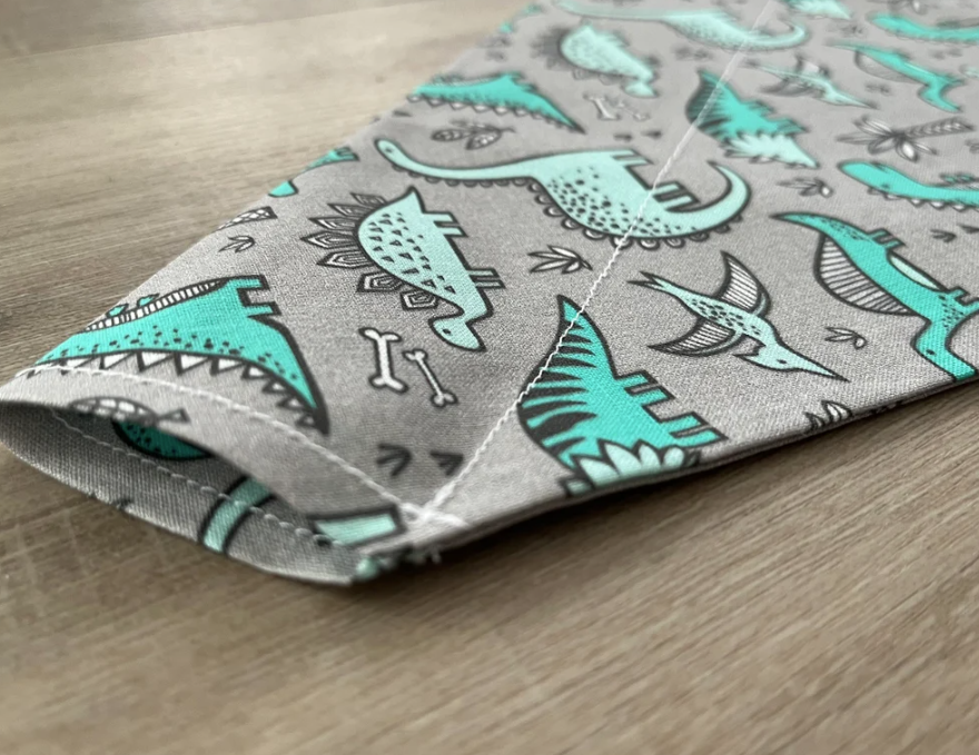 Dinosaur Over the Collar Dog Bandana