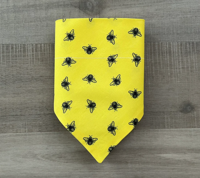 Bumblebee Over the Collar Dog Bandana