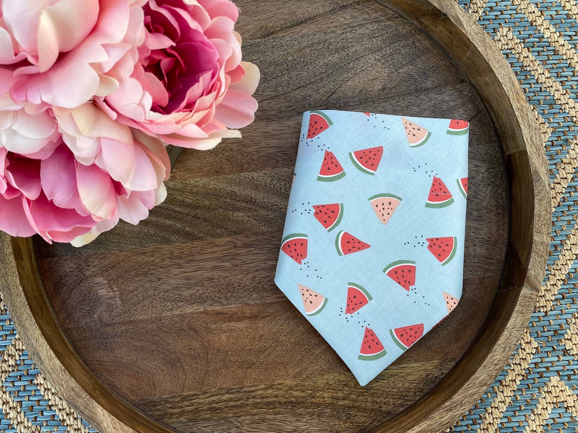 Watermelon Slices Over the Collar Dog Bandana