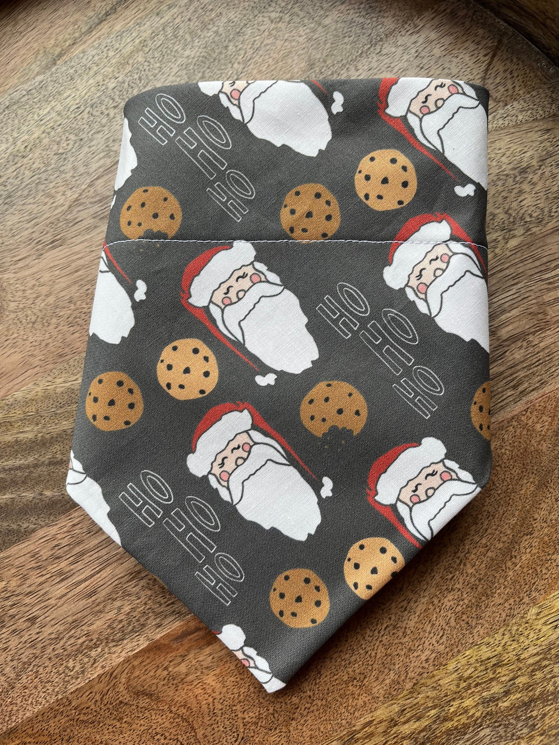 Santa Cookies Over the Collar Dog Bandana