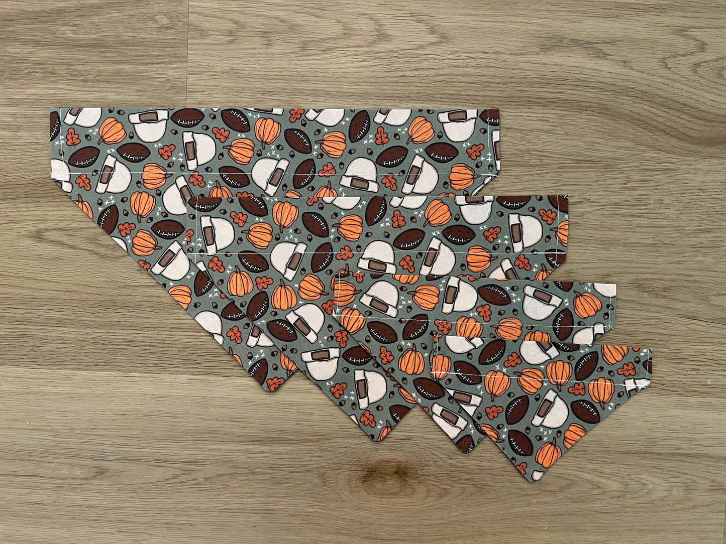 Football Over the Collar Dog Bandana