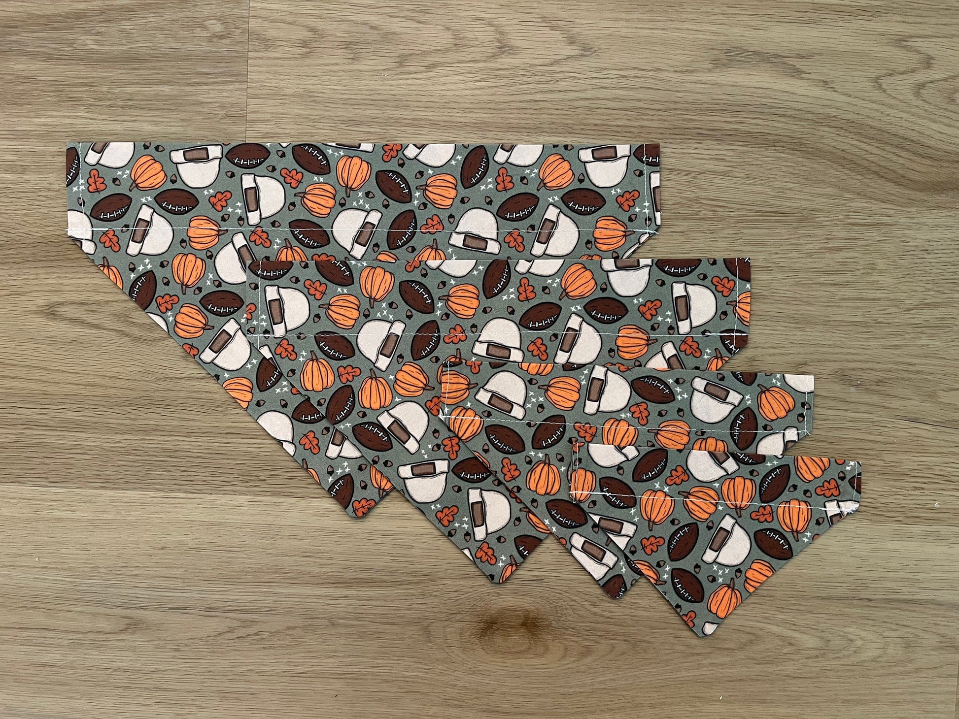 Football Over the Collar Dog Bandana