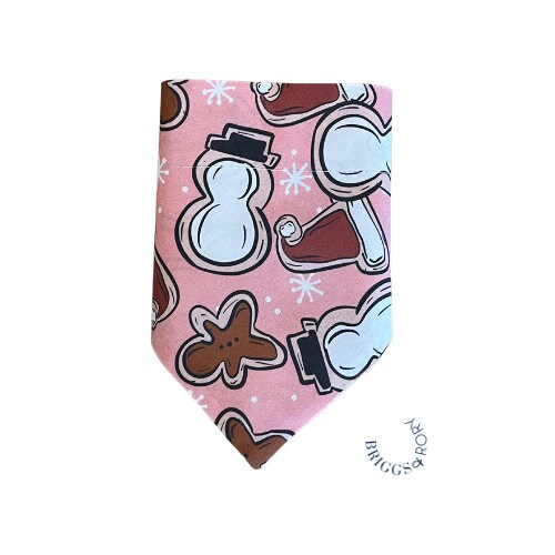 Pink Cookie Dog Bandana