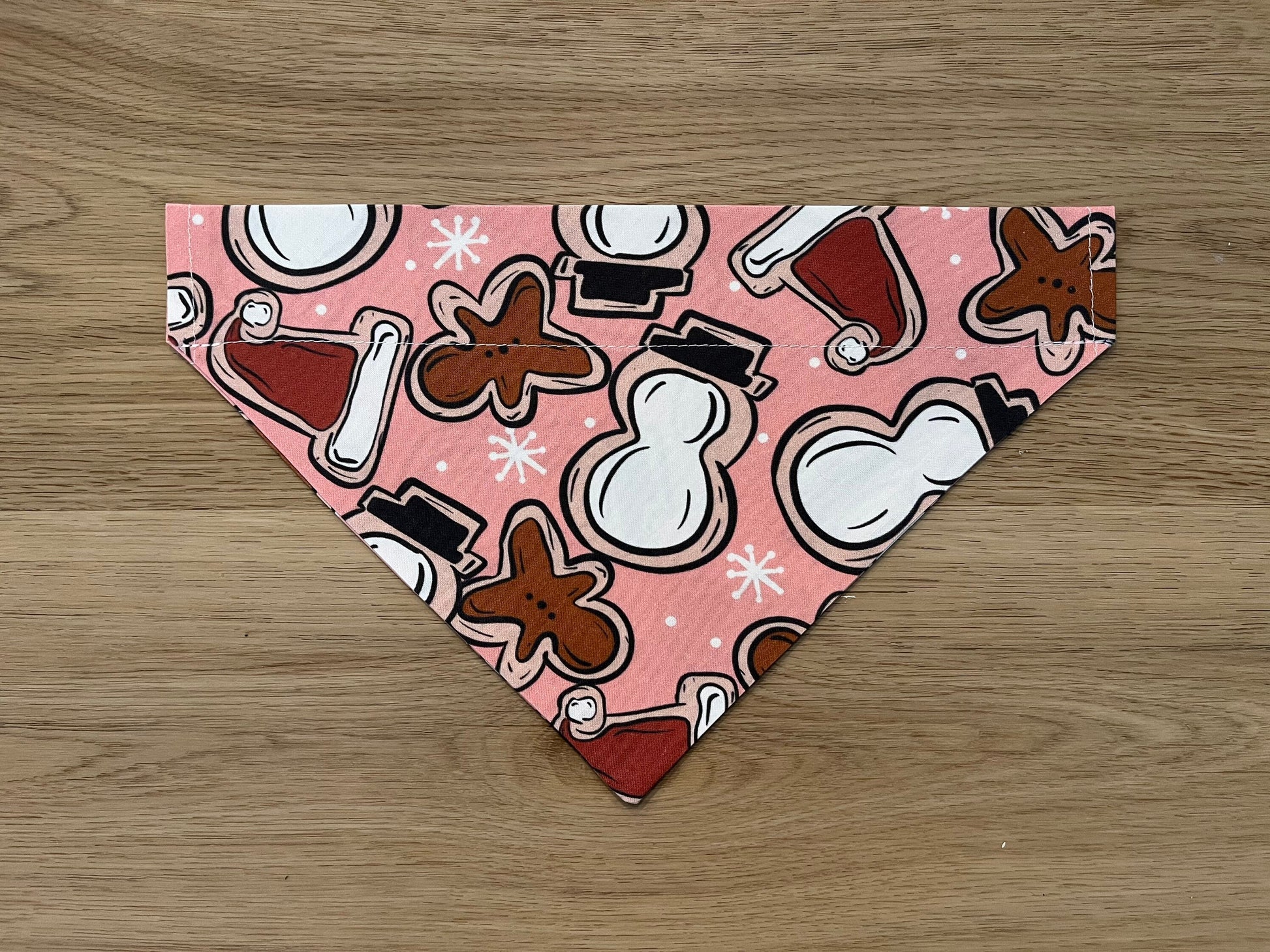 Pink Cookie Over the Collar Dog Bandana