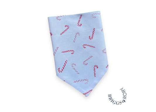 Candy Cane Dog Bandana