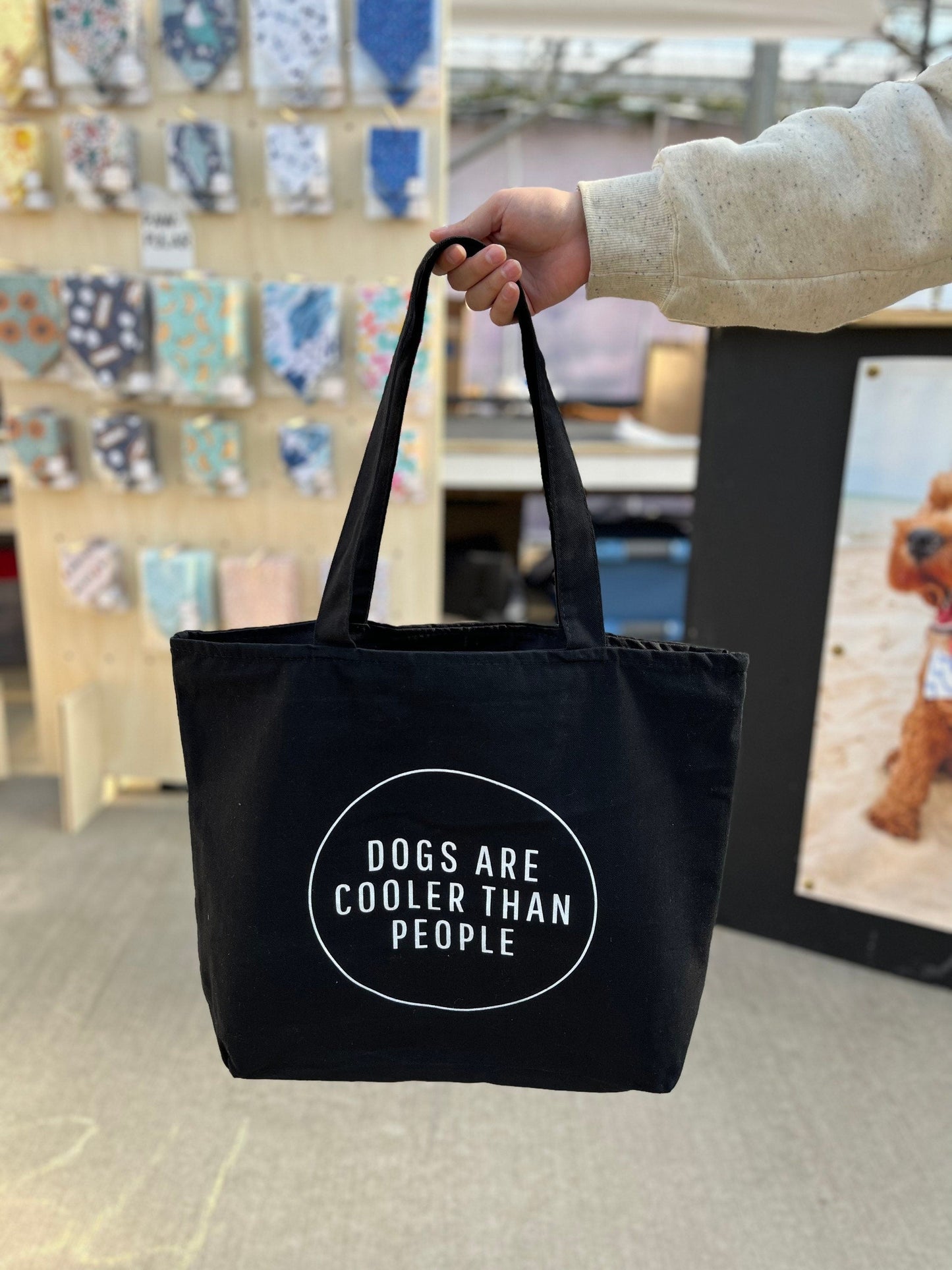 Dogs Are Cooler Than People Tote Bag